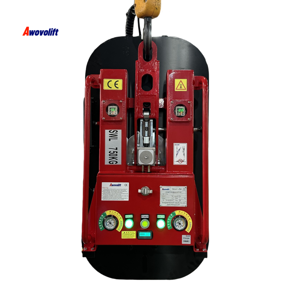 Awovolift Double Dual System Glass Vacuum Lifter Suction Lifting Equipment for Glazing Facade Curtain Wall 500 750KG
