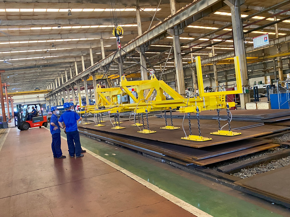 Awovolift Large Sheet Metal Vacuum Lifter or Huge Steel Plate 10T With Remote Control and Alarm Light