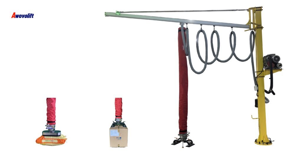 Awovolift 100-150kg Integration Vacuum Tube Lifter for Wooden Panel Furniture Factory or Logistics Handling Company CE